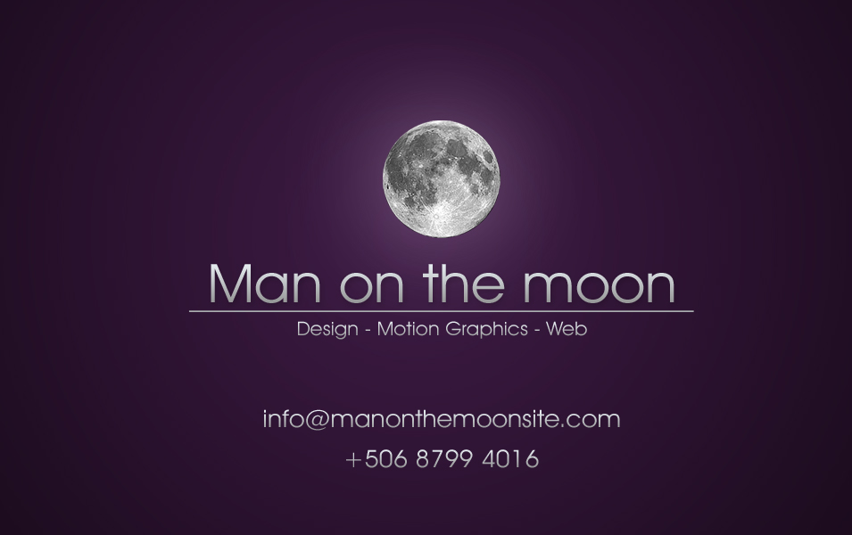 Man on the moon